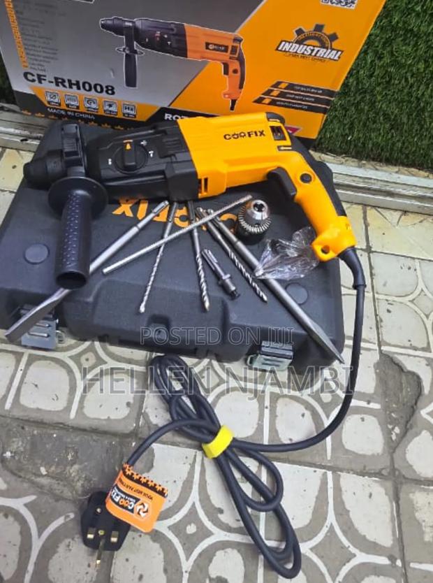 Coofix Rotary Hammer 850watts -Comes With an Extra Chunk - thumbnail 2