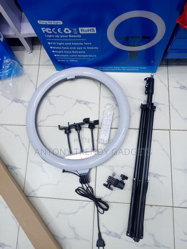 LJJ-45 18 Inch Ring Light Kit With Tripod Phone Mounts