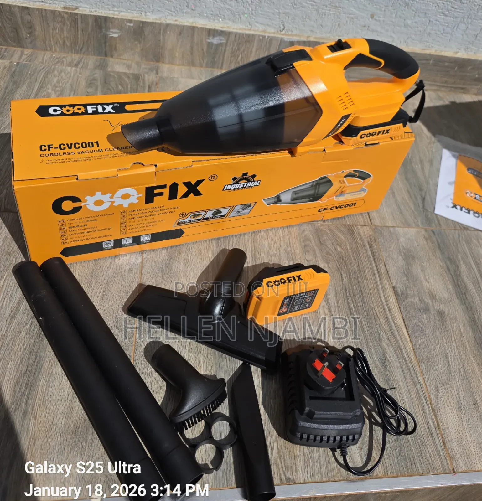 Coofix Cordless Vacuum Cleaner 
(Cf-Cv001)