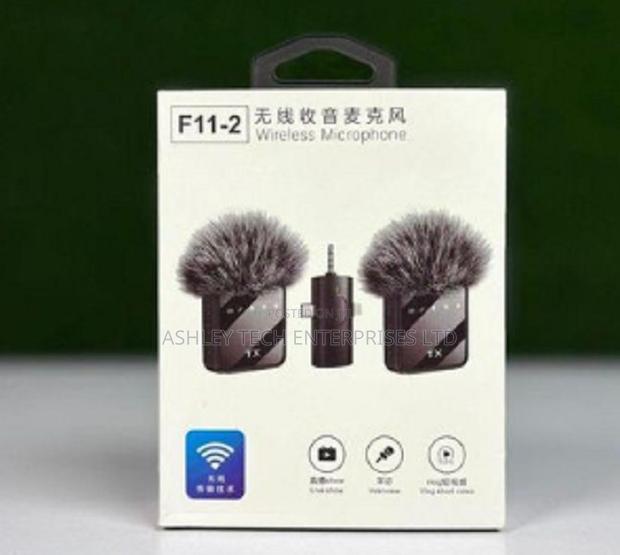 !#F11-2 Wireless Clip Microphone for Interviews, Vlog Streaming - main view