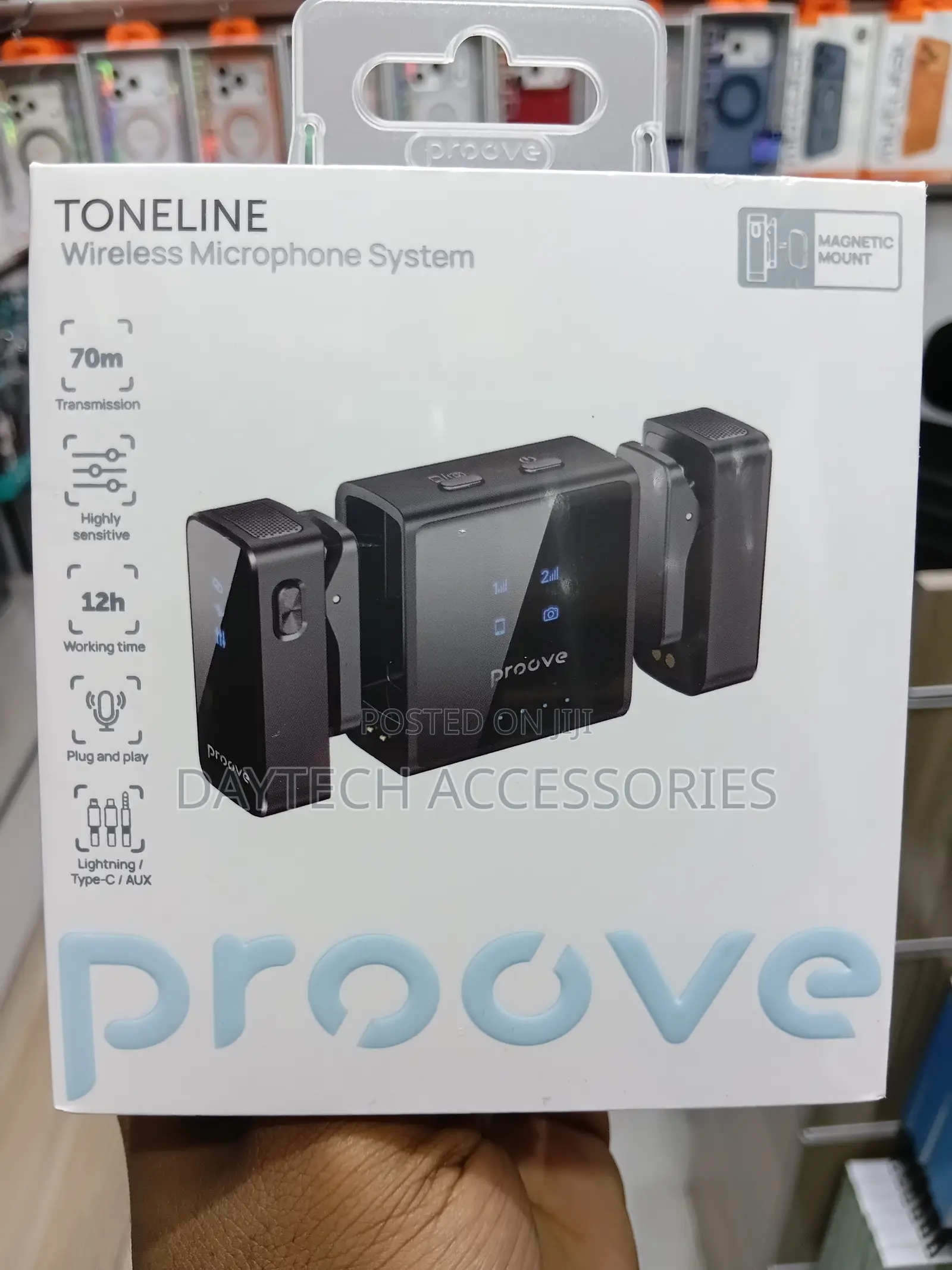 Proove ToneLine Wireless 2.4GHZ Lavalier Microphone (Black)