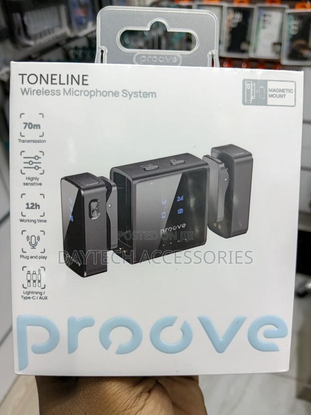 Proove ToneLine Wireless 2.4GHZ Lavalier Microphone (Black) - thumbnail 3