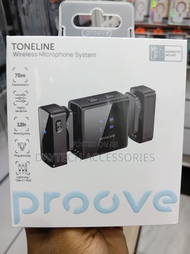 Proove ToneLine Wireless 2.4GHZ Lavalier Microphone (Black) - thumbnail 4
