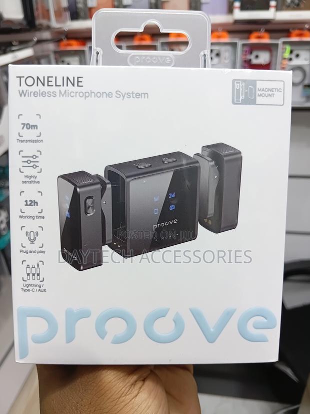 Proove ToneLine Wireless 2.4GHZ Lavalier Microphone (Black) - thumbnail 5