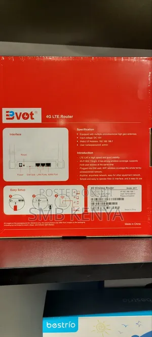 Wifi 4G Router With High Speed of 300mbps-B17