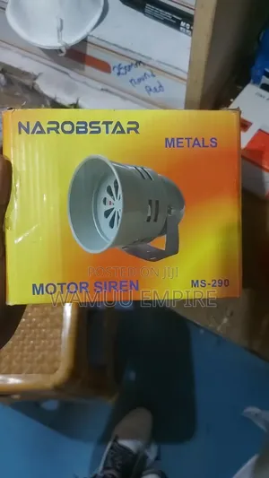 Narobstar Metals MS-290 Motorized Siren,