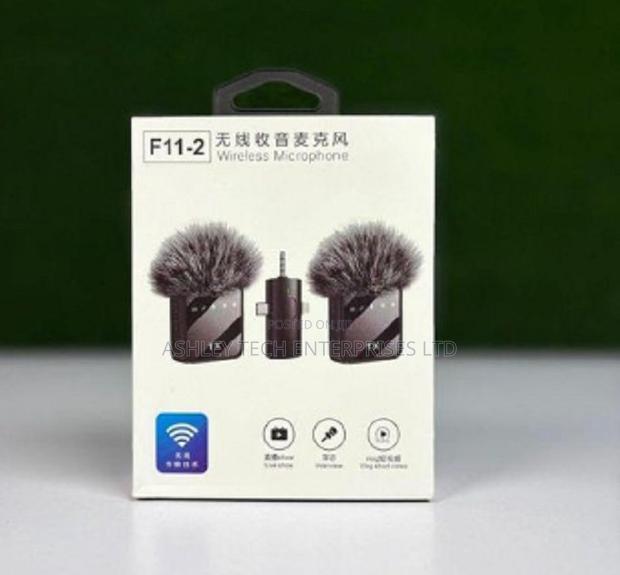 High-Performance F11-2 Wireless Microphone for Content Creators