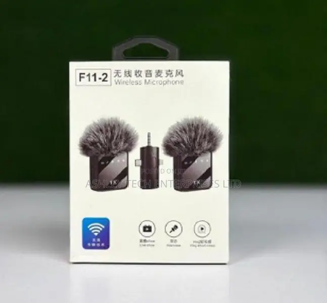 High-Performance F11-2 Wireless Microphone for Content Creators