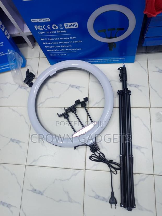 LJJ-45 Photography Ring Light With Adjustable Stand 18 Inch