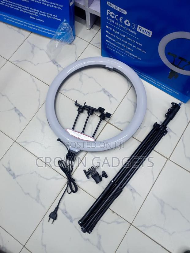 LJJ-45 Photography Ring Light With Adjustable Stand 18 Inch - thumbnail 2