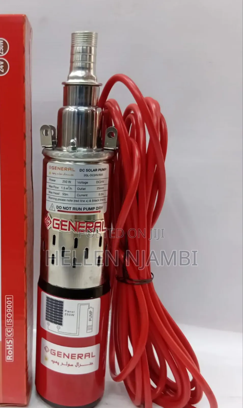 General Submersible Solar Pump 250W