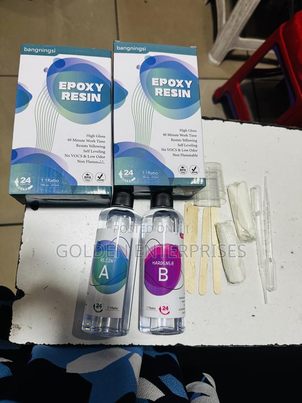 Crystal Clear Self-Leveling Epoxy Resin Starter Kit - main view
