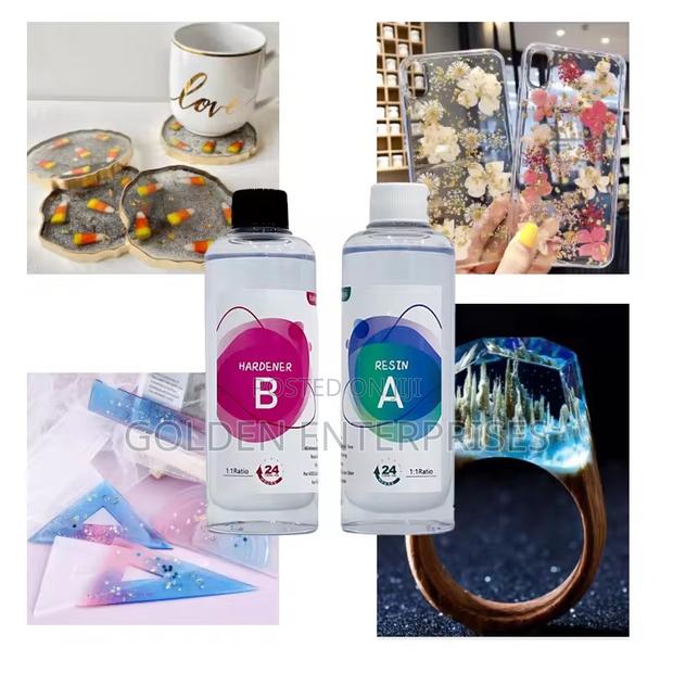 500ml Professional Epoxy Resin Craft Kit – High Gloss Finish
