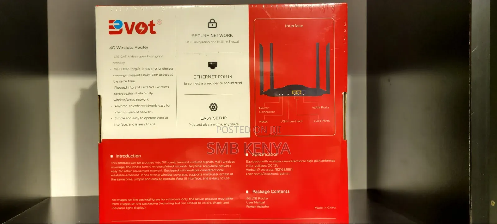Bvot Simcard Router-4g LTE-B27