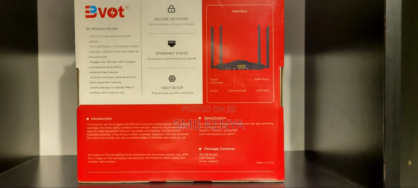 Bvot Simcard Router-4g LTE-B27