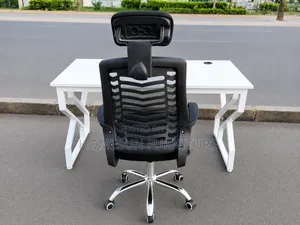 Modern Executive Mesh Office Chair With Adjustable Headrest Office