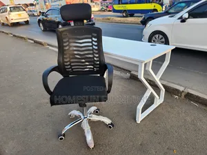 Office Workstation Desk Mesh Chair Set