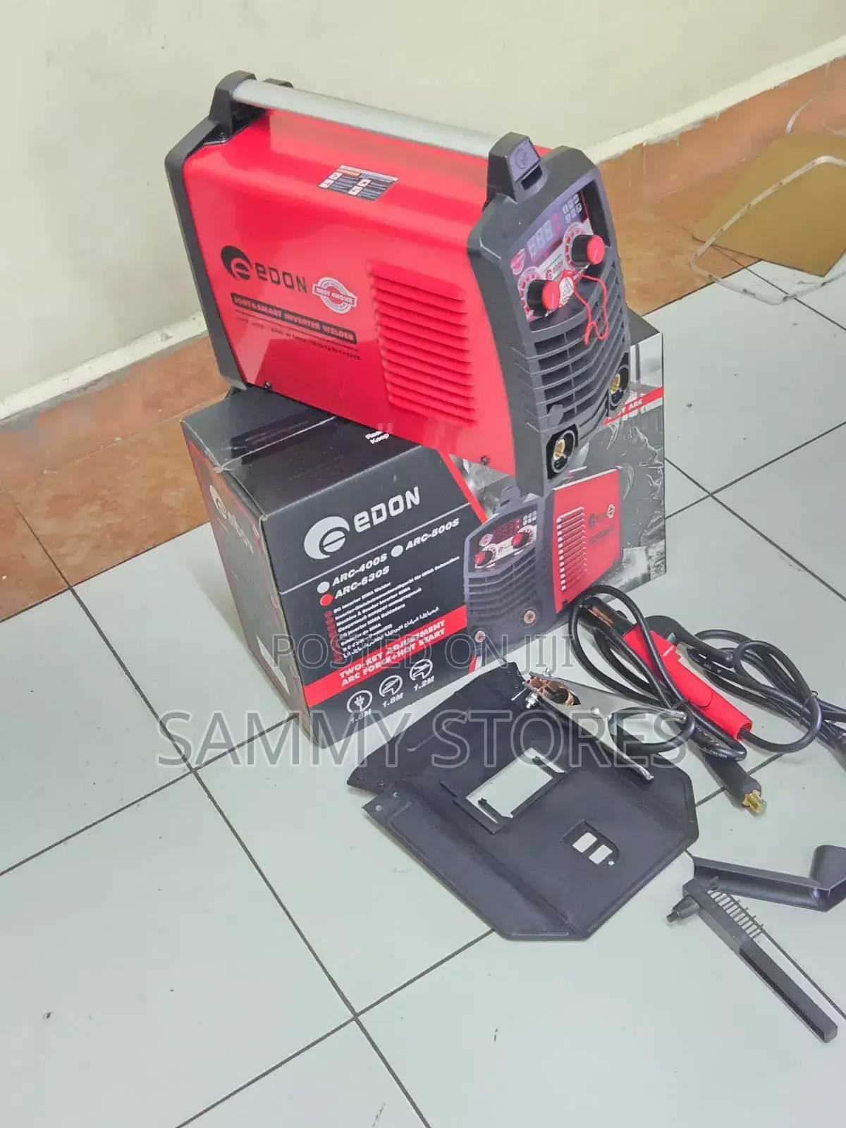 Portable Electric Stick Welder With Welding Mask, Electrode Holder