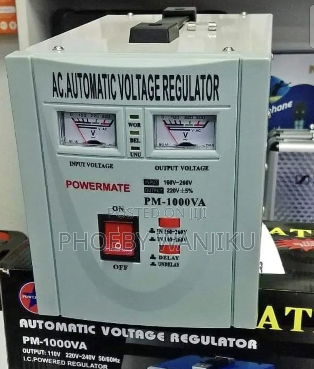 Power Voltage Regulator 1kva With Step Down 220/110v