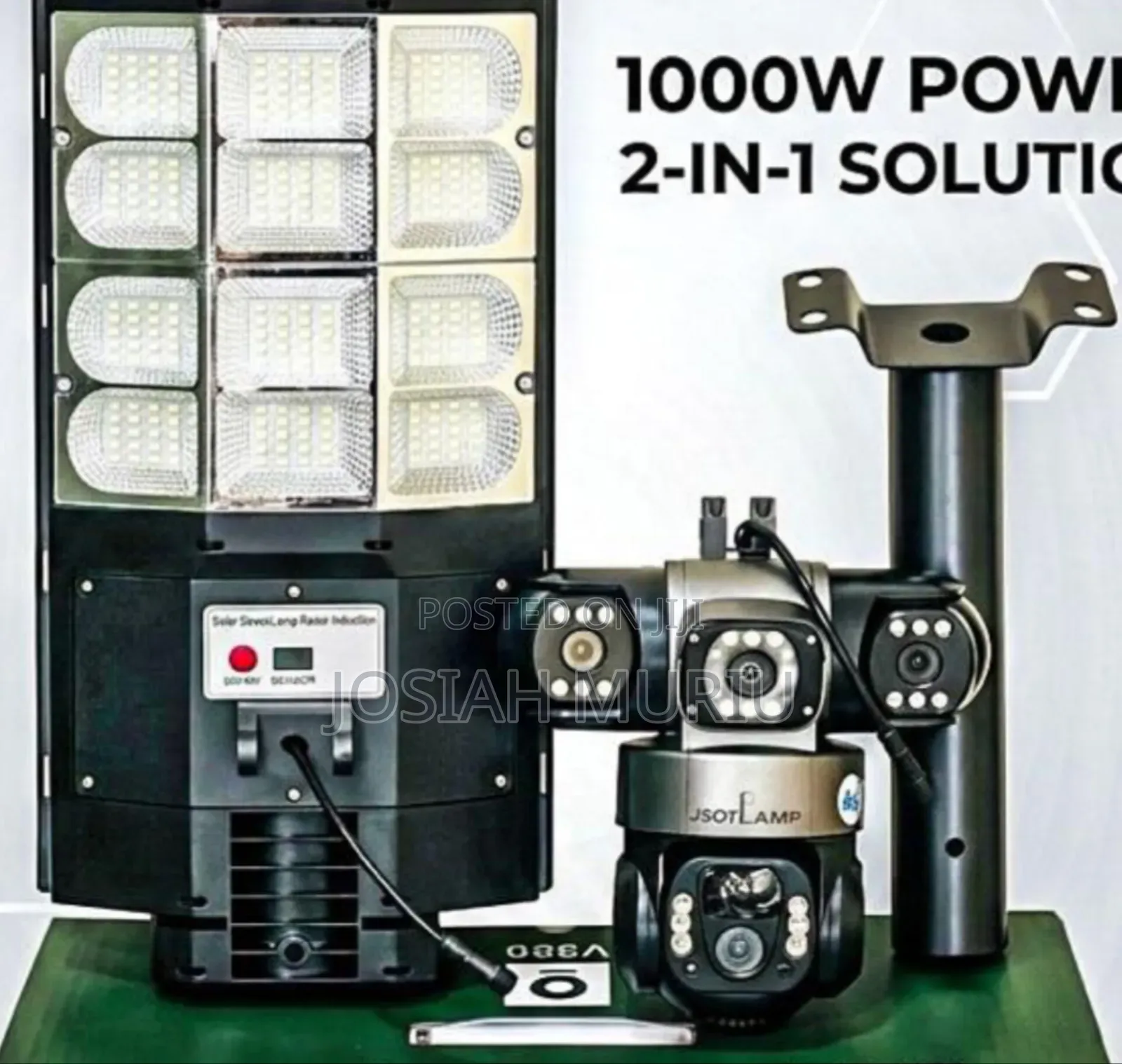 1000w CCTV Solar Camera Lighting With 4G Simcard