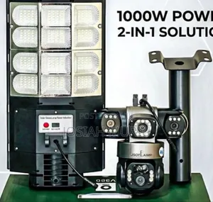 1000w CCTV Solar Camera Lighting With 4G Simcard