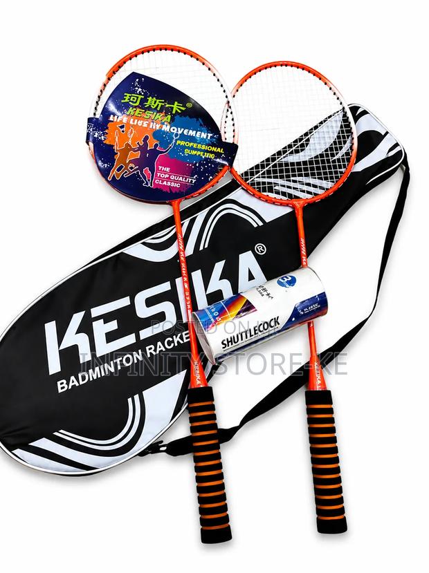 Badminton Racket Set With 2 Rackets, 3 Shuttlecocks Carry Bag