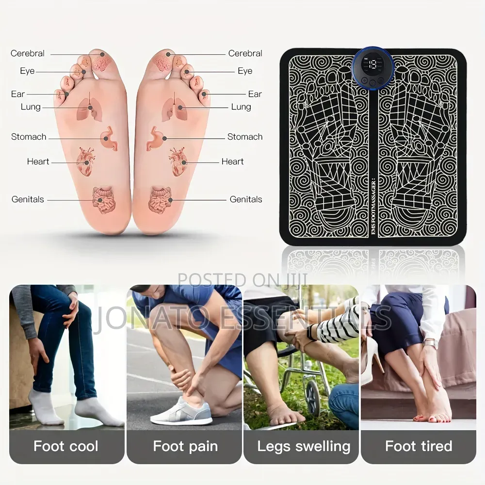 EMS Electric Foot Massager Machine - Relieve Foot Pain Swelling