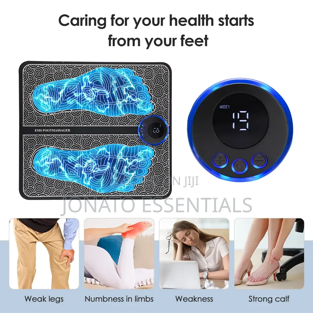EMS Electric Foot Massager Machine - Relieve Foot Pain Swelling