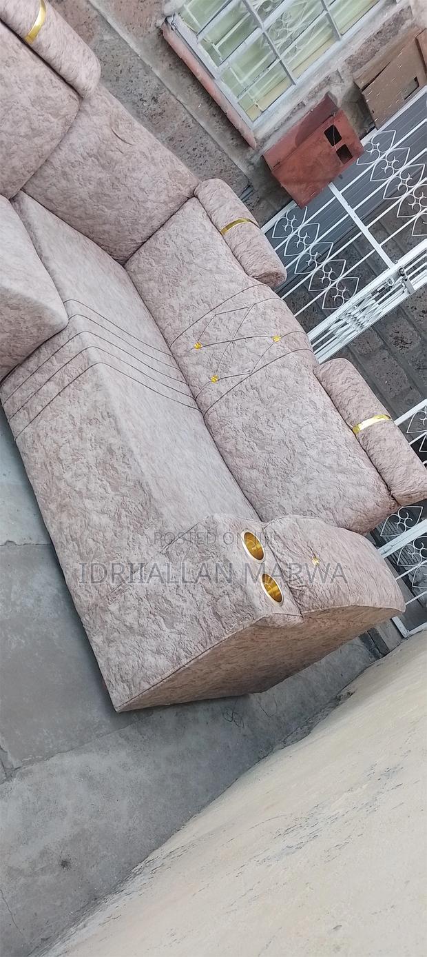 Urgent Sale:6-Seater; Super Clean Brown L-Seat Sofa
