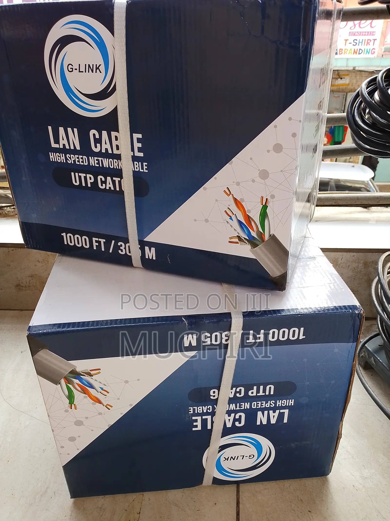 Cat 6 Outdoor Ethernet Cable 305 Metres Networking Cable