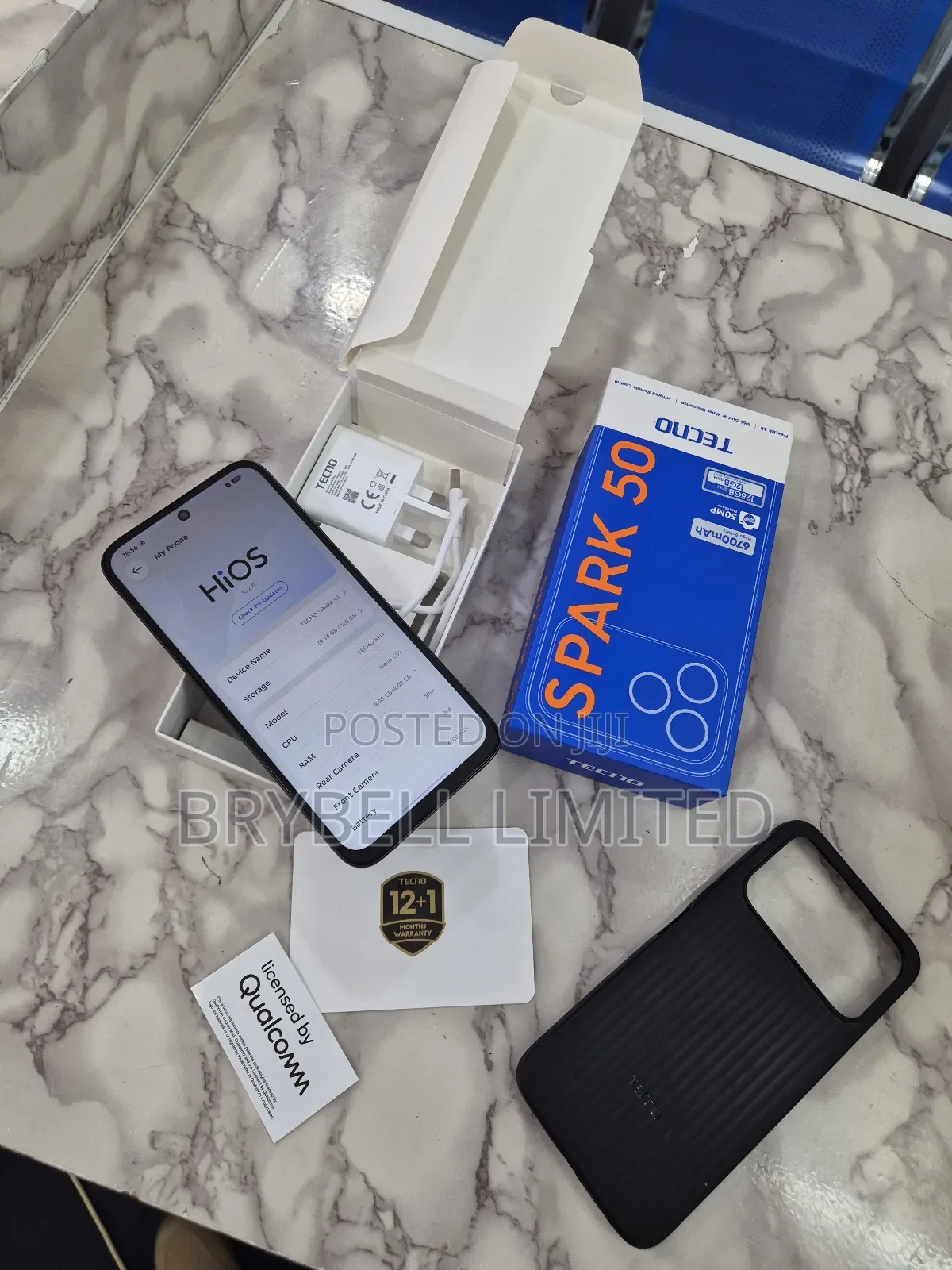 Tecno Spark 50 128 GB Black