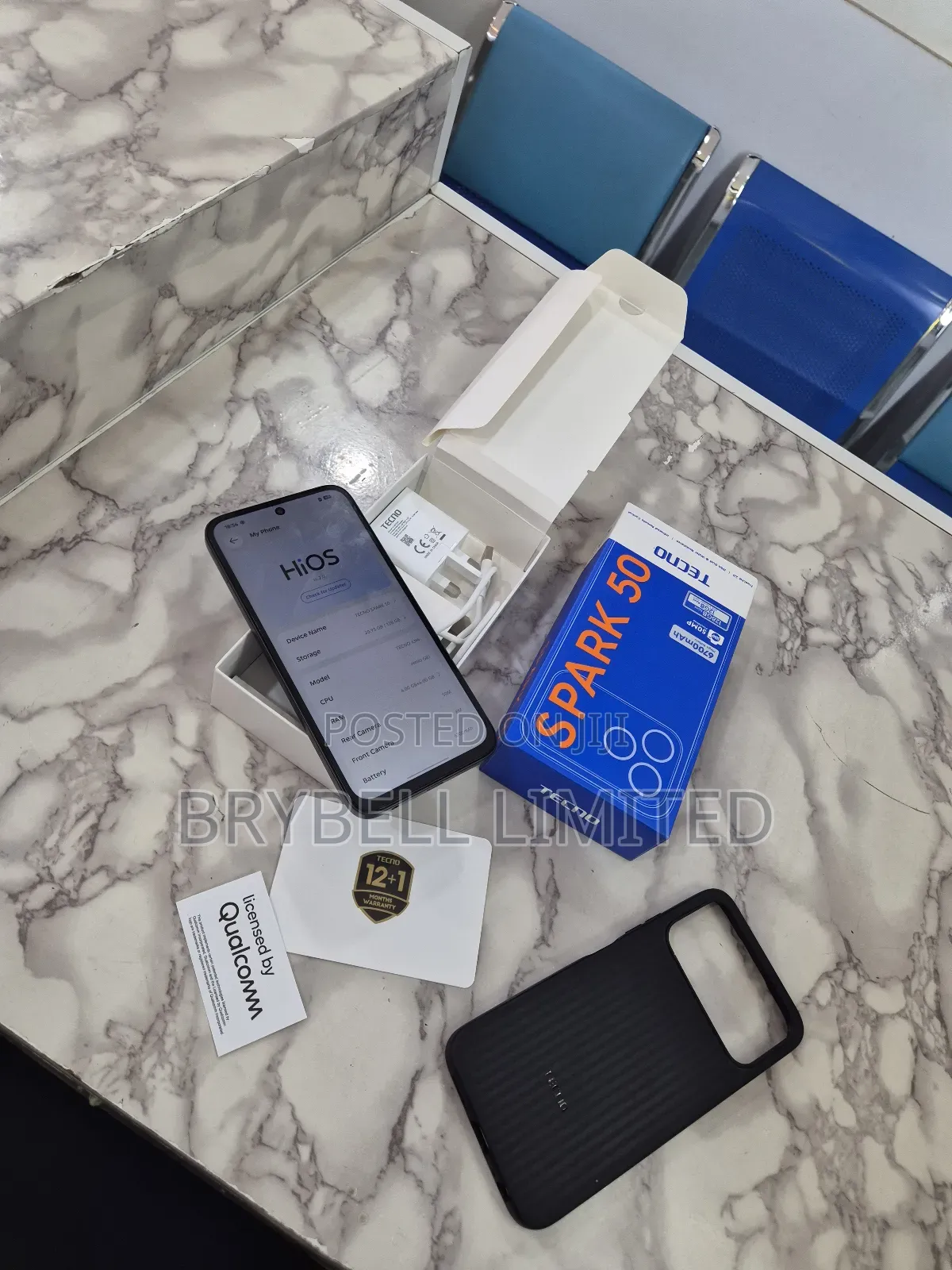 Tecno Spark 50 128 GB Black