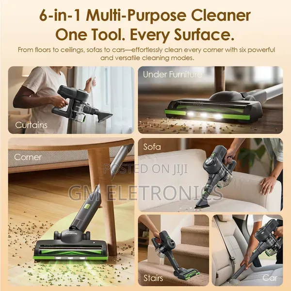 Oraimo CyberVac 180W Wireless Stick Vacuum Cleaner.