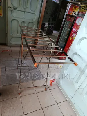 Metallic Portable Drying Laundry Lack _ Outdoor