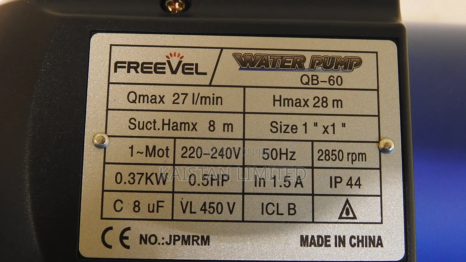 Freevel QB60 0.5HP Electric Water Pump/Reliable Home Garden Booster