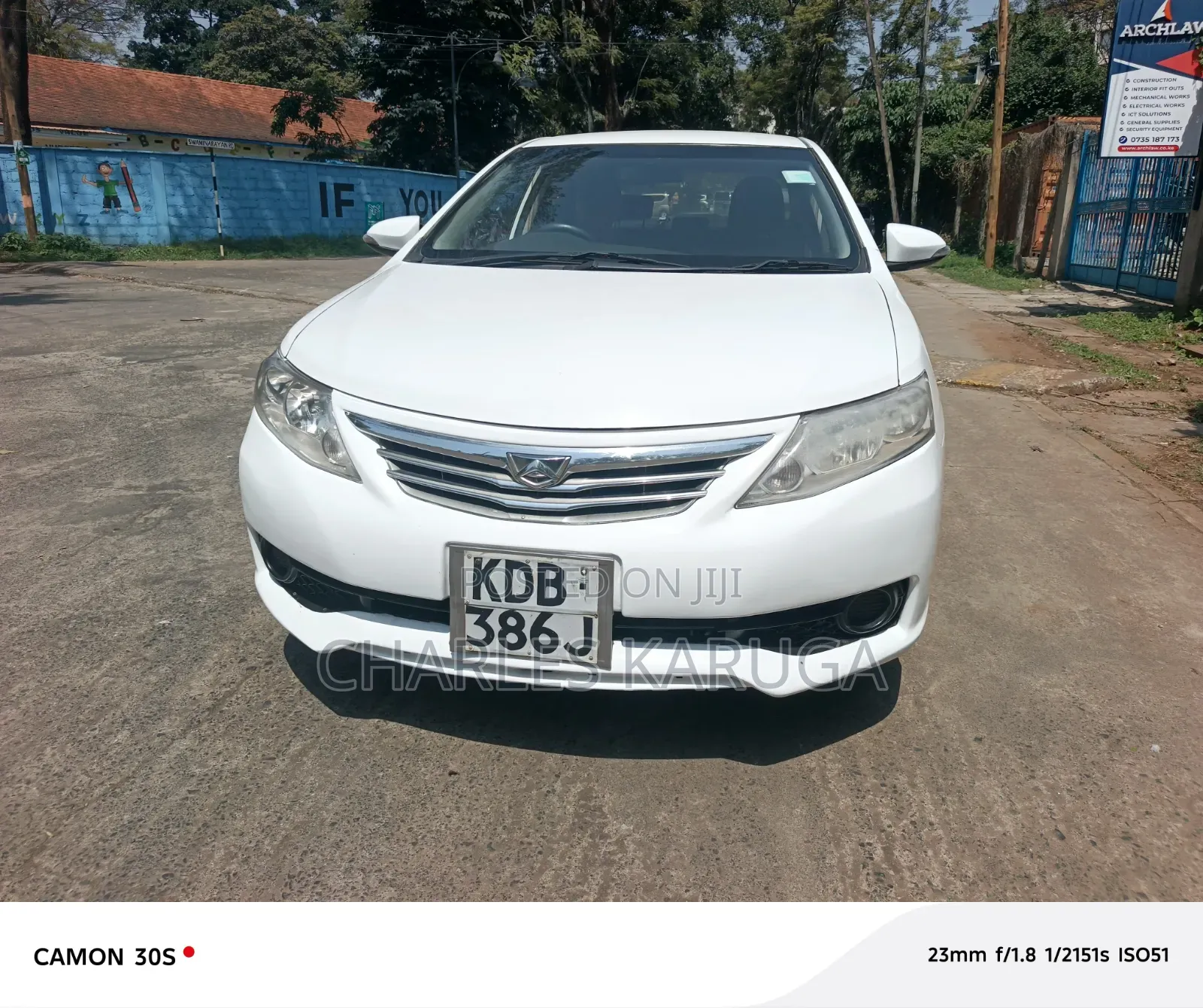 Toyota Allion 2013 White