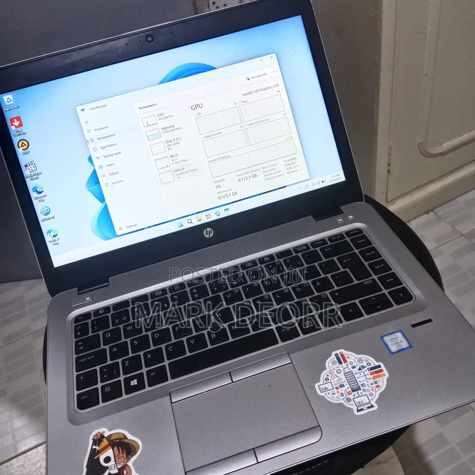 Laptop HP EliteBook 840 G3 8GB Intel Core i5 SSD 128GB