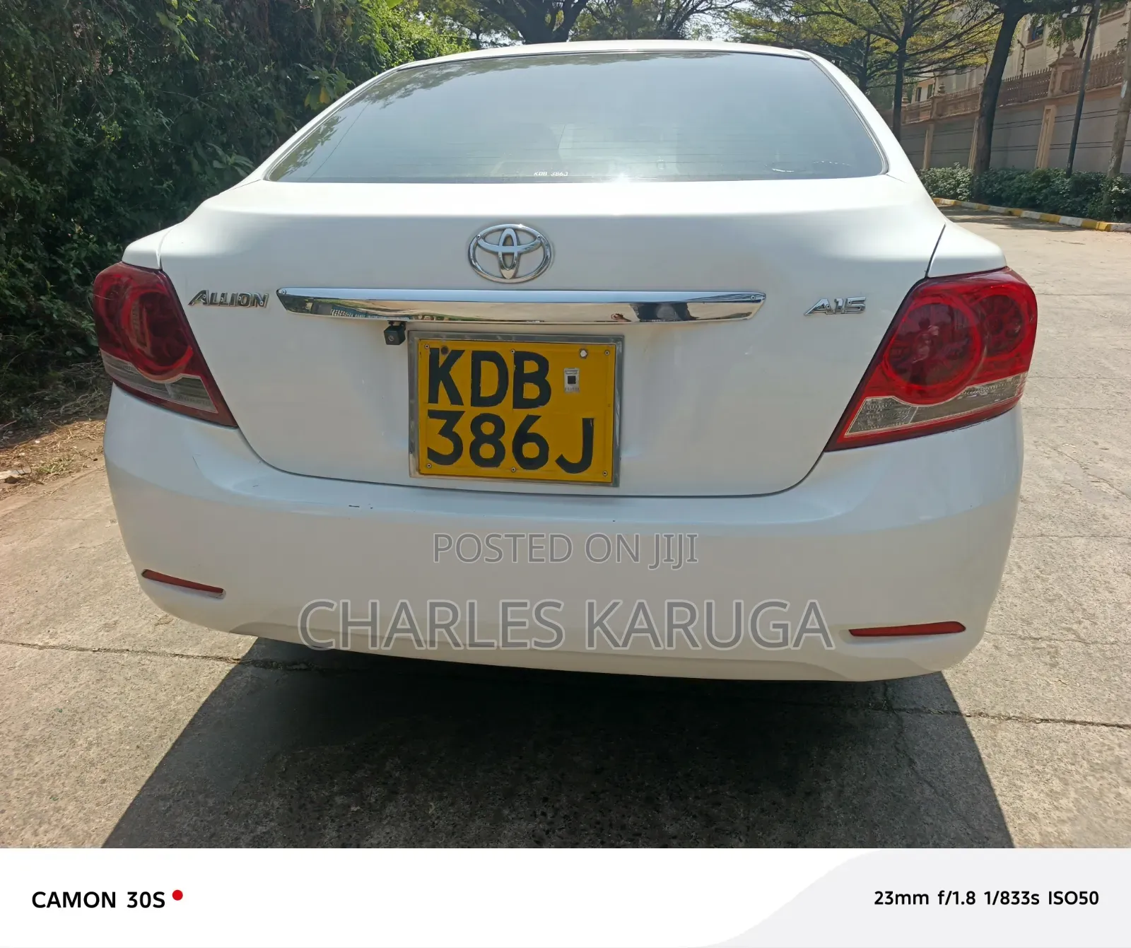 Toyota Allion 2013 White