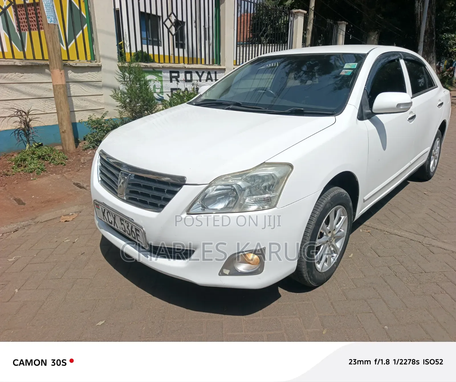 Toyota Premio 2013 White