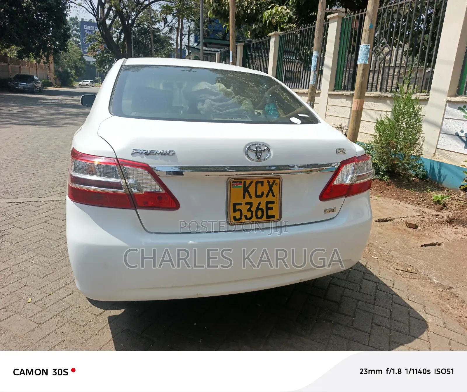 Toyota Premio 2013 White