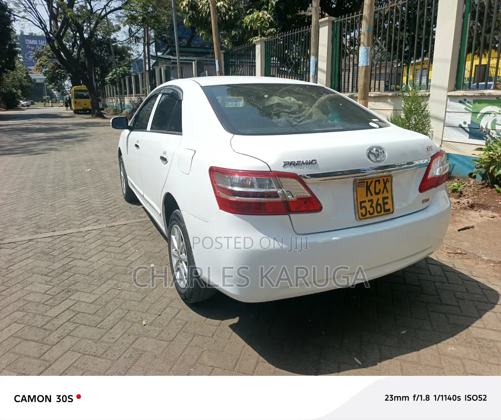 Toyota Premio 2013 White