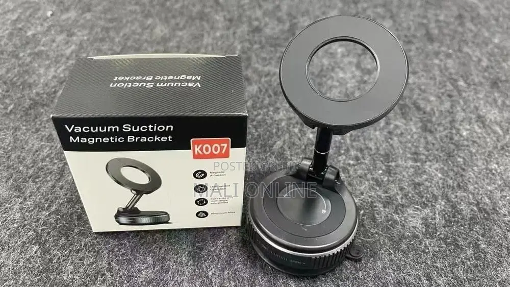 Vacuum Suction Magnetic Car Phone Holder