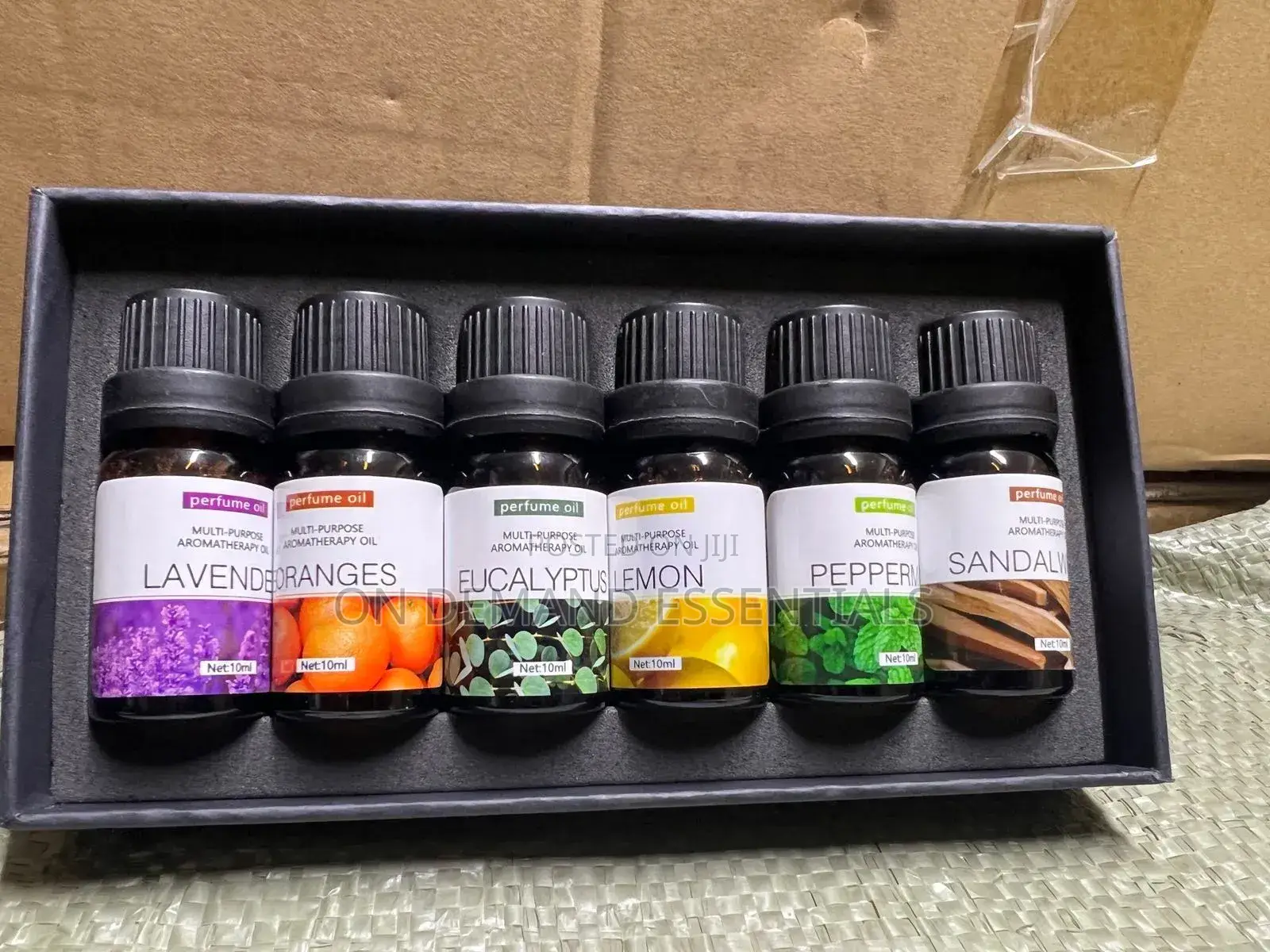 Essential 100% Pure Natural Aromatherapy Essential Oil 10ml 6 Bottles