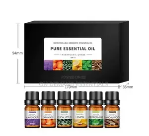 Essential 100% Pure Natural Aromatherapy Essential Oil 10ml 6 Bottles