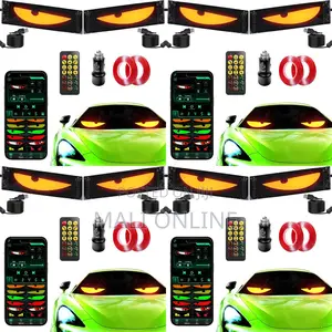Devils Eye 2-Pack Remote Custom Signs GIFs for Cars SUVs Trucks IP68