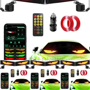 Devils Eye 2-Pack Remote Custom Signs GIFs for Cars SUVs Trucks IP68