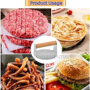 Heavy Duty Round Stainless Steel Chapati Spinner\burger Press