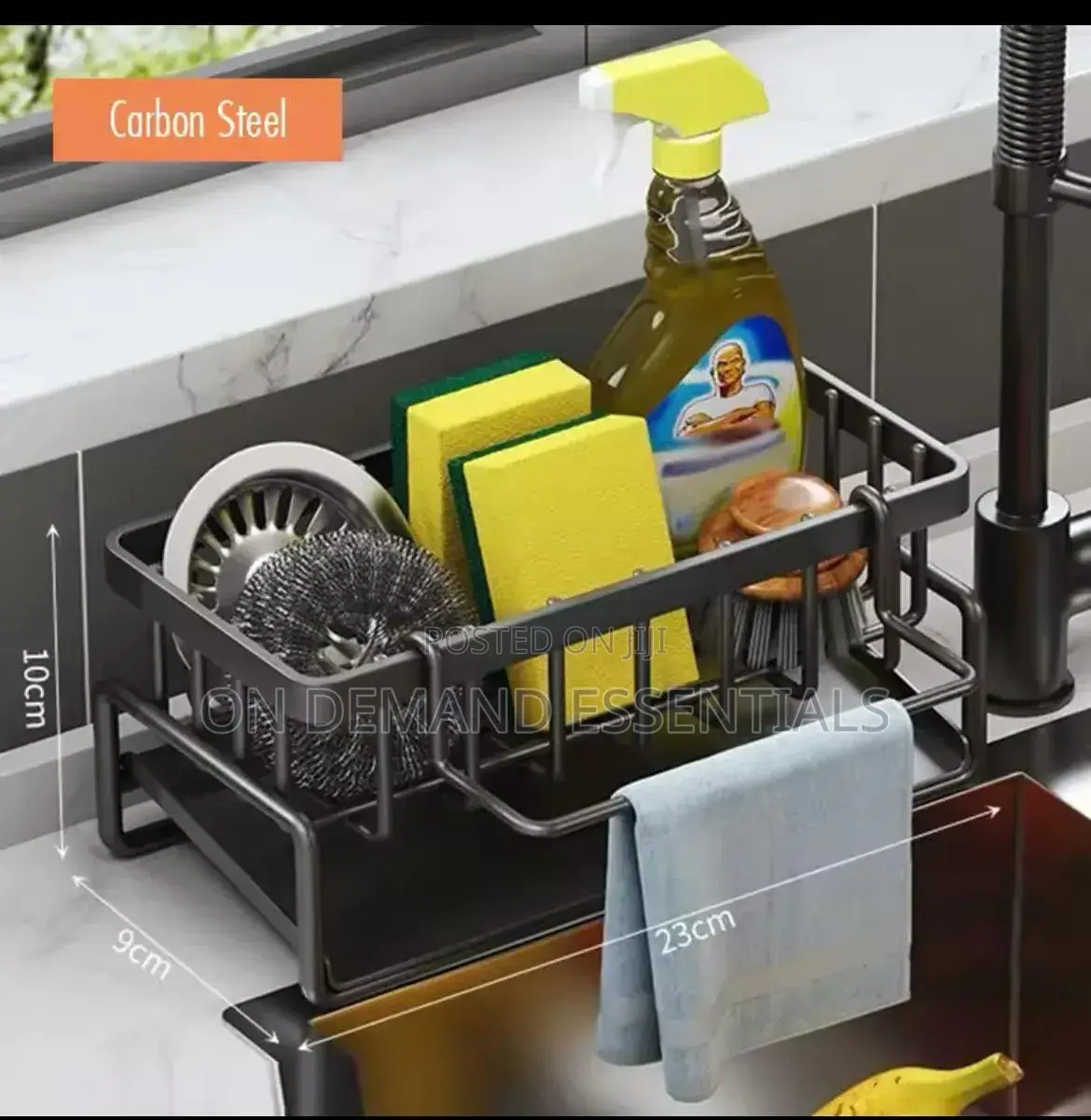 Sink Caddy Multifunctional Sink Sponge Detergent Storage Rack