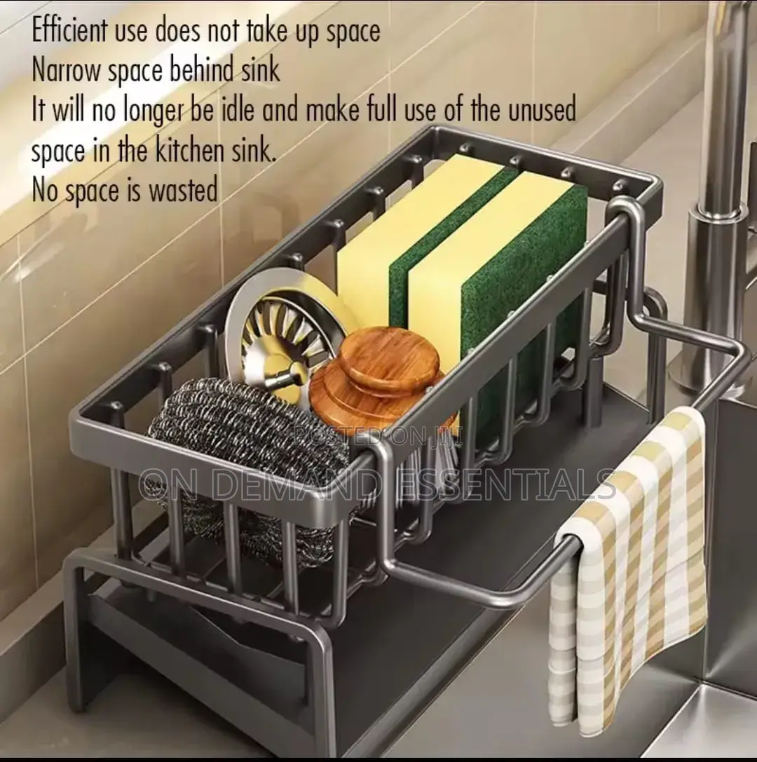Sink Caddy Multifunctional Sink Sponge Detergent Storage Rack