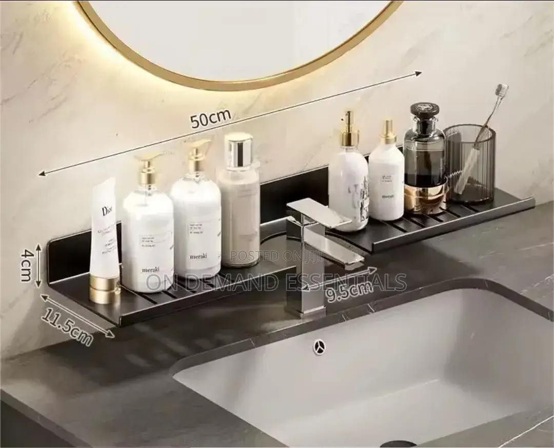 Premium Wall-Mounted Bathroom Storage Rack